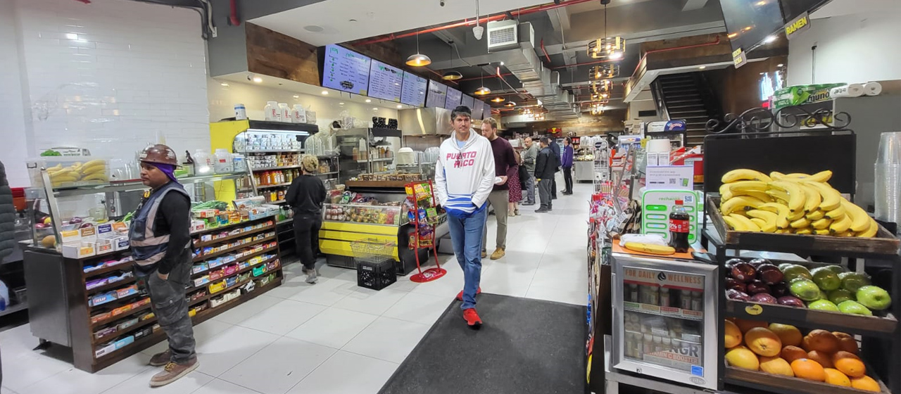 Foto / ejemplo de la comida en Nueva York