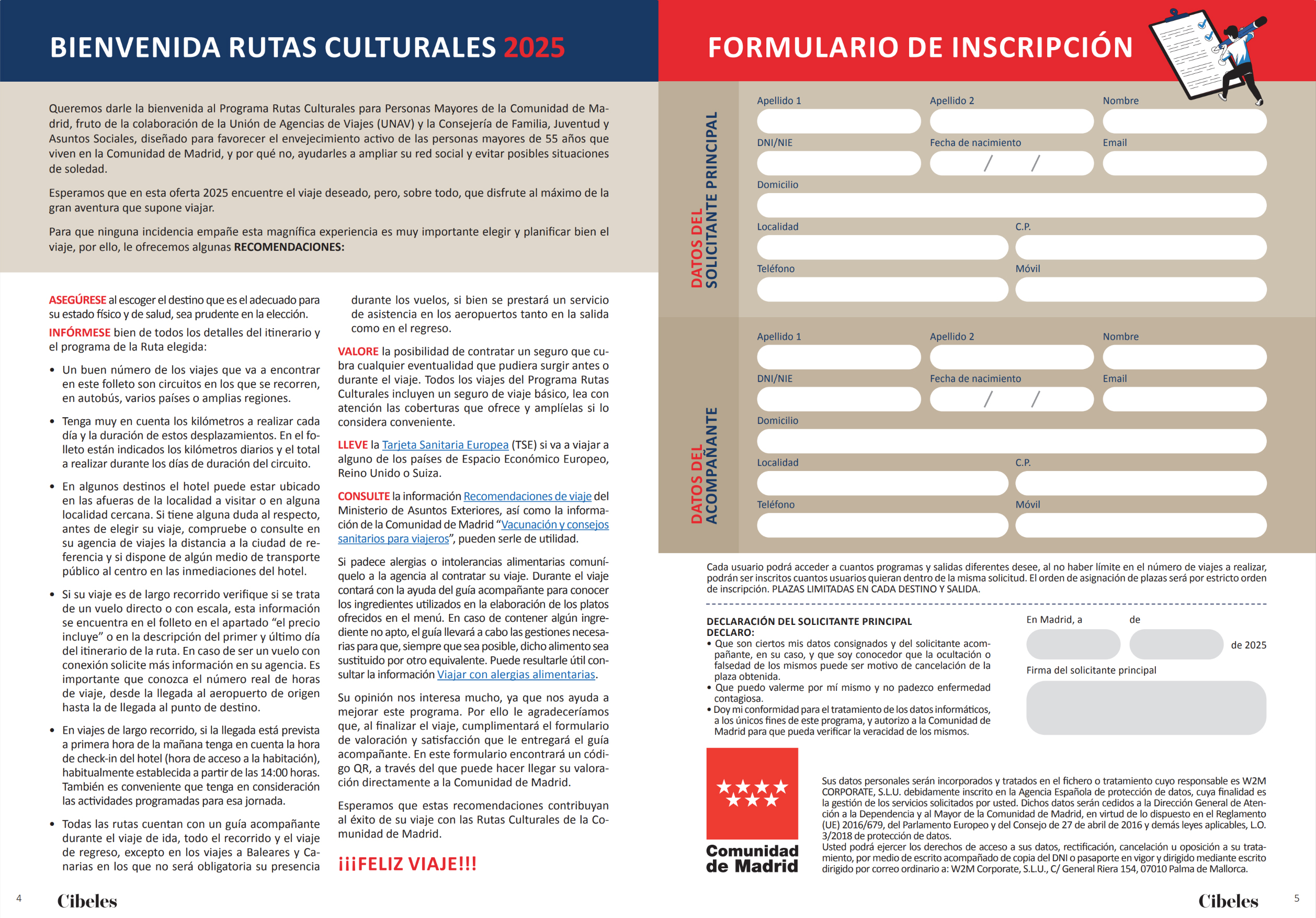 Primeras páginas del catálogo